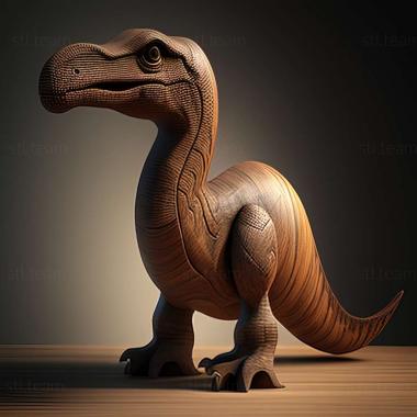 3D модель Шуангмиаозавр (STL)